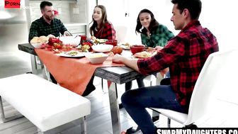 Naomis Thanksgiving Secret I Let My Dad Clean My Pussy