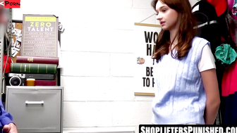 ShopliftersPunished.com - Melanie Marie's deep drilling by officer Jack Vegas