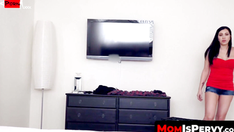 MomIsPervy.com - Super hot Cassandra Cain taboo fucking in POV style