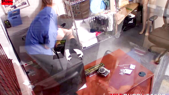 Voyeur's Paradise - Peeping Tom Enjoys Intimate Moments of Hot Blonde