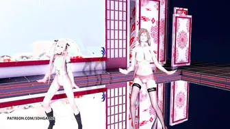 [MMD] Waiting for a Chance to Pounce (虎視眈々) Nude Dance DOA Mai