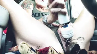 Masturbating Inside the vehicle with Mom Mama MsYogaXxx