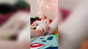 Double Penetration Vibrator Snatch Play with Extreme Orgasm
