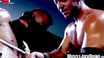 PoundingPleasure.com  Bodacious Brawl in the Arena  Muscular Men Wage AllOut War