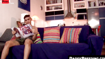 Lost Boy Craves Daddys Giant Rod in His Bare Shaved Asshole