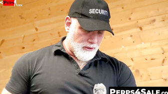 Muscled Jaxon Valor Craves Officer Petes Thick Cock, Worshiping Him to Save His Skin