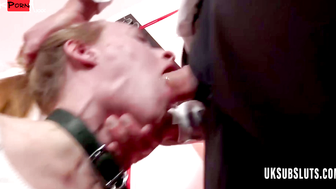 UKSubSluts.com Nikki Riddles Infernal Throatfuck  CumFilled To The Brim!