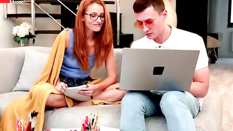 StepSibling Seduction Lucianna Lucci Gets Downgraded to Extra Credit with Charlie Dean