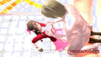 Final Fantasy Animated - Aerith With Gigantic hooters dig sex