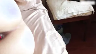 Ass Plug porn video – Tried anal plug inside my butt