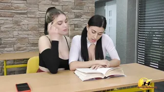 Katerina Hartlova Big Boobed milf Professor with 2 19 Year Old Students