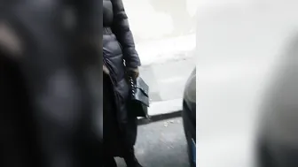 Aristocratic mature Lady Jerks me off inside the Street