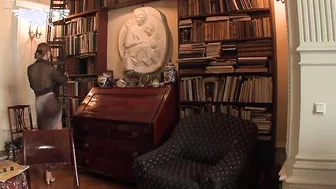 Babe librarian pleasures herself upscaled to 4K