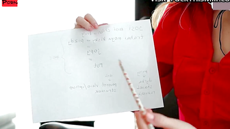 STUDENT WANTS SECRETARY! He Doesnt Want To Study! This Dirty Student Wants To FK Beautiful Female Secretary!