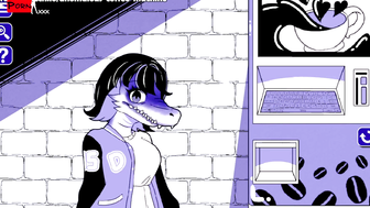 Sinking into Lust A Surreal Encounter with a Reptilian Beauty