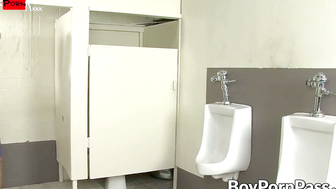 Publicly Exposed Twinks Take Glory Hole to the Next Level!