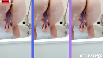 REDHEAD SEXTET SAVAGES THE BATH A MASSIVE DILDO DELIGHT FOR THE AGES