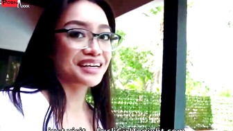Runaway Bride Tiny Thai Tart Loses Drags Race, Swallows Monster Cock