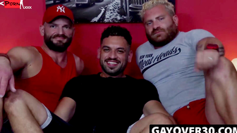 UNLEASH THE BEAST Triple Threat Orgy!