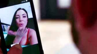 Angela White Teases Her Killer Heels and Strips Off Her Whorehouse Uniform for a Sizzling Hookup