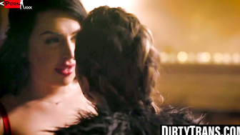 Busty Milf Tamed by Tranny Sensation Unleashing the Feral Beast Within