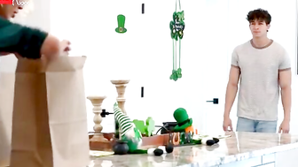 Stepmoms Lucky Charm Cherry Kiss Gets Caught Up in a Little Green Concoction