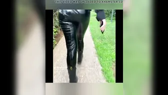 Some random leather pants hoe i watch on the streets