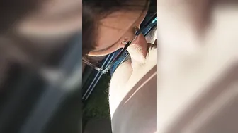 Outdoors sex dogging fiance suck stranger dick