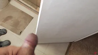 Step Sister knows Im spying on Her inside the Toilet