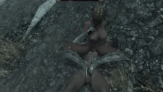 The Main Character of the Game Licks Female Vagina Perfectly | Skyrim
