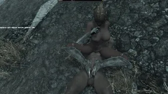 The Main Character of the Game Licks Female Vagina Perfectly | Skyrim