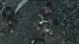 The Main Character of the Game Licks Female Vagina Perfectly | Skyrim