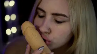 ASMR sloppy deep throat sounds and crazy talk
