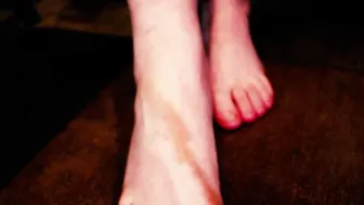 Unwashed kinky stinky toes WANK AND SNIFF SERIES