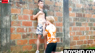 Unleashing the Wild Tempting Temptation  Blonde Boys Insatiable Oral Obsession