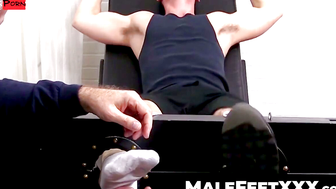Sgsportsarena.com   Homo Model Breaks Under the Pressure of Two Dominant Massage Therapists!