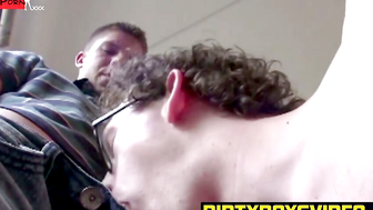 Big-Dick Busty Brunelette Fucked Hard in Her Wet Pussy - Savage Anal Creampie