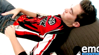 The Ultimate Thrill 18yo Hottest Jock Jayden Taylor Cums in a Cup After a Sizzling Dildo Ride