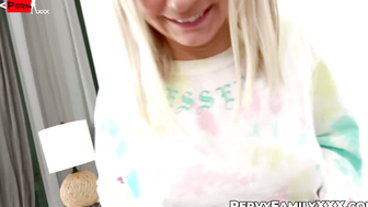steamy Stepsisters Exposed Blonde Chloe Temple Takes on the Anatomically Gifted Stepbrother