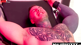 Tickle Torture Tuesday Matteos SkinSizzling Squirm Session