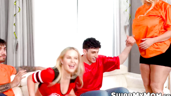 Plan porn video – Stepmom Seduction A llicit rendezvous Between London River and Slimthick Vics Stepsons