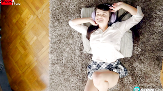 College Girl's Wild Ride - Oliva-Zlata Gets Fucked Hard By Hung Stud