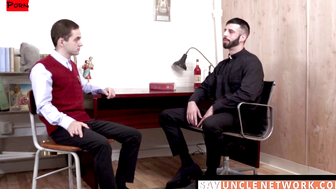 Pastors Pleasure submissive boy receives a thorough Annointing