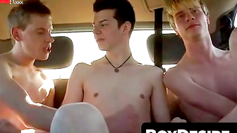 Unleash the Beast Double Penetration Surprise by Josh, Danny, and Todds Twink trio