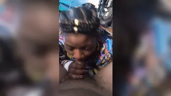 Sucking Off Incredible Penis. Mighty Fine Blowjob. Chocolate African mom and Young King