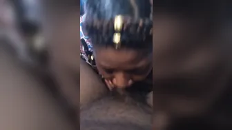Sucking Off Incredible Penis. Mighty Fine Blowjob. Chocolate African mom and Young King