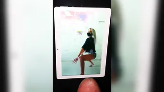 Bombshell Blonde Hispanic Twerking Bubble Ass