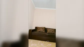 Step Sister Showing off her Thongs Oiled Booty Included