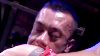 The Triple Threat Takes Down Lee A Sexual Smackdown for the Ages!