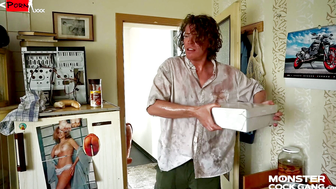 CAKE DECEPTION Innocent Homemaker DEVOURS 7INCH BEHEMOTHS in Graphic, Fiery Gang Bang